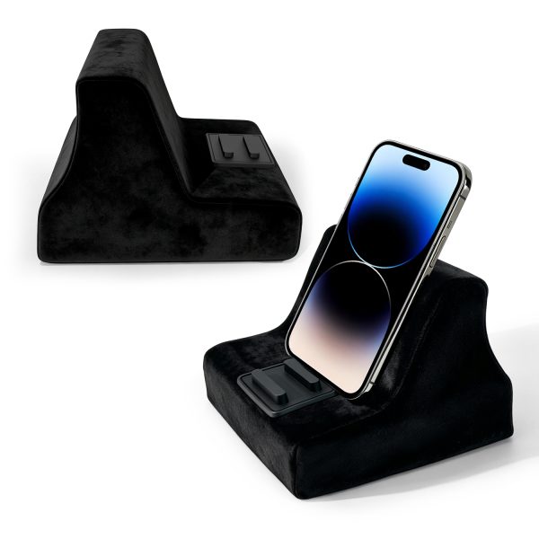 Memory Foam Phone Holder Pillow | Hands‑Free Soft Cushion Phone Stand with Card Slot