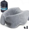 Travel Neck Pillow Manufacturer, Soft Memory Foam U Pillow, Portable Cervical Support Cushion for Airplane & Road Trip
