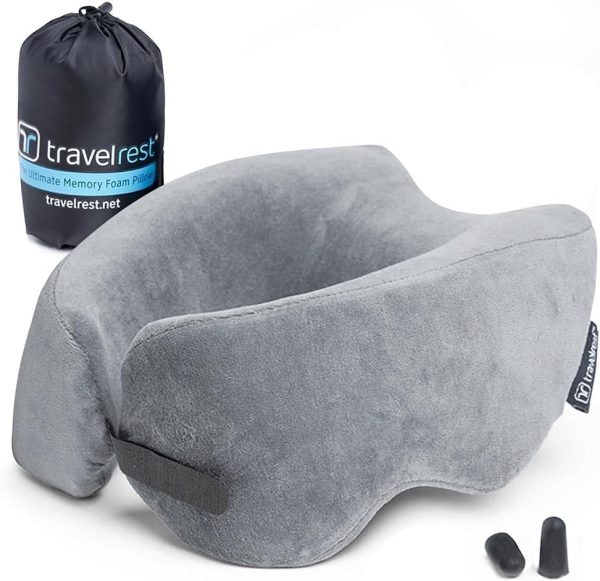 Travel Neck Pillow Manufacturer, Soft Memory Foam U Pillow, Portable Cervical Support Cushion for Airplane & Road Trip