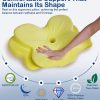 Wholesale Ergonomic Memory Foam Cervical Pillow, Hollow Center Design Neck Support Pillow for Pain‑Relief Sleeping, Custom Logo Available