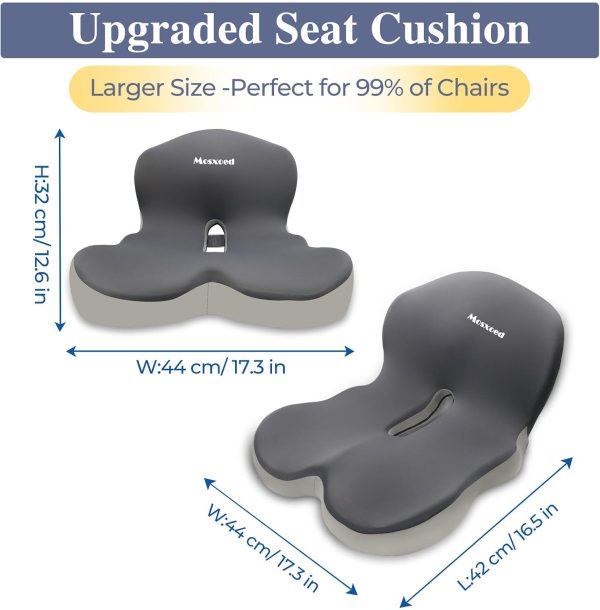 61uLvHM2rZL._AC_SL1500_ Wholesale Upgraded Ergonomic U‑Shaped Memory Foam Seat Cushion, Coccyx Tailbone Pressure Relief Chair Pad for Office, Home & Car Driving, Custom Logo Available