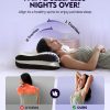 Wholesale Contoured Memory Foam Cervical Pillow, Ergonomic Butterfly‑Shape Neck Support Pillow for Sleeping, Custom Logo Available