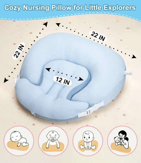 Version 1.0.0 Nursing Pillow for Breastfeeding, U‑Shape Breathable Mesh Feeding Support Pillow, Maternity Baby Support Cushion, Wholesale Bulk Supply