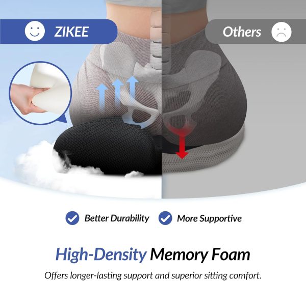 71PErYwr8HL._AC_SL1500_ High‑Density Memory Foam Coccyx Cushion, Ergonomic U‑Shaped Seat Pad for Tailbone Pressure Relief, Bulk Wholesale Supply