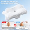 Wholesale Ice Silk Cooling Cervical Pillow, Hollow‑Designed Memory Foam Neck Support Pillow for Summer Sleeping