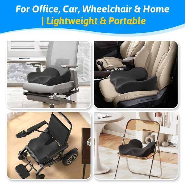 71RoJT4EFhL._AC_SL1500_ Wholesale Memory Foam Lumbar Support Pillow, Ergonomic Back Cushion for Office Chair, Car Seat & Lower Back Pain Relief