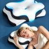Wholesale Contoured Memory Foam Cervical Pillow, Ergonomic Butterfly‑Shape Neck Support Pillow for Sleeping, Custom Logo Available