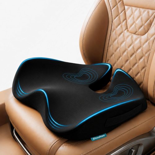 Wholesale U‑Shaped Memory Foam Seat Cushion, Ergonomic Coccyx Orthopedic Cushion for Office Chair, Car Seat, Tailbone & Sciatica Pain Relief