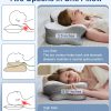 Wholesale Ergonomic Memory Foam Cervical Pillow, Hollow Center Design Neck Support Pillow for Pain‑Relief Sleeping, Custom Logo Available