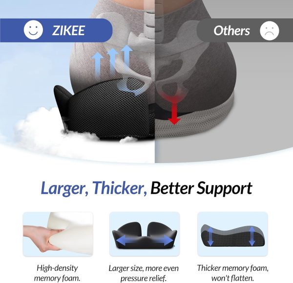 Wholesale U‑Shaped Coccyx Seat Cushion | Memory Foam Tailbone Pressure‑Relief Pad