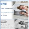 Wholesale Ergonomic Memory Foam Cervical Pillow, Hollow Center Design Neck Support Pillow for Pain‑Relief Sleeping, Custom Logo Available