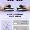 Wholesale Contoured Memory Foam Cervical Pillow, Ergonomic Butterfly‑Shape Neck Support Pillow for Sleeping, Custom Logo Available