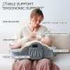 Multifunctional Infant Feeding Pillow With Pocket, For 0‑12 Months Baby