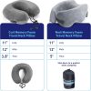 Travel Neck Pillow Manufacturer, Soft Memory Foam U Pillow, Portable Cervical Support Cushion for Airplane & Road Trip