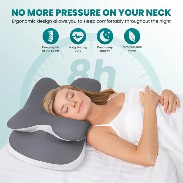 Butterfly‑Shape Memory Foam Cervical Pillow, Ergonomic Neck Support Pillow | Wholesale