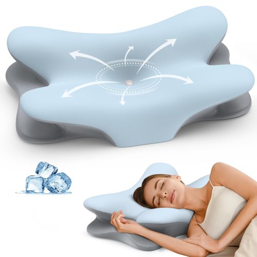 Factory Direct Butterfly Cervical Pillow, Memory Foam Neck Support Cushion For Adult Sleeping