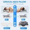 Wholesale Contoured Memory Foam Cervical Pillow, Ergonomic Butterfly‑Shape Neck Support Pillow for Side Back Stomach Sleepers