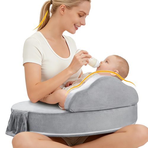 Wholesale Ergonomic Memory Foam Nursing Pillow, Comfort Breastfeeding Support Pillow for Baby Feeding, Maternity Pregnancy Support Cushion