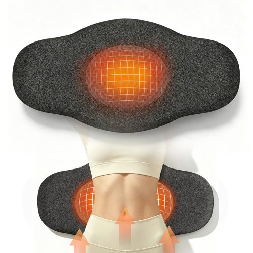 Wholesale Heated Memory Foam Lumbar Pillow, Constant Temperature Heat Therapy Waist Cushion for Bed & Office Use