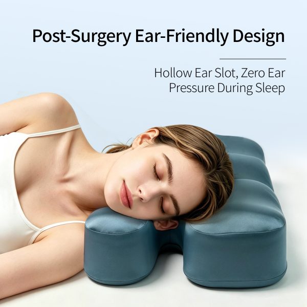 Beauty Contour Memory Foam Pillow, Release Facial Pressure While Sleeping