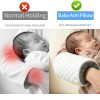 Memory Foam Baby Arm Nursing Pillow | Relief Cushion for Holding Newborn Baby
