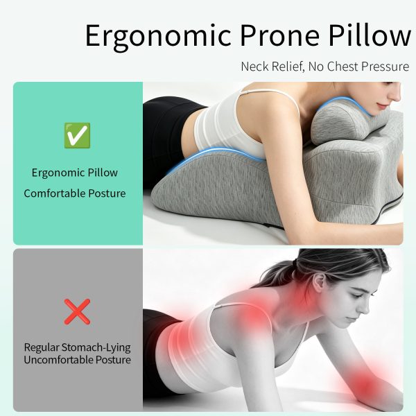 Ergonomics Prone Pillow Bed Prone Multifunctional Prone Position Prone Pillow Sleeping Play Mobile Phone Reading Prone Pillow