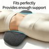 Wholesale Heated Memory Foam Lumbar Pillow, Constant Temperature Heat Therapy Waist Cushion for Bed & Office Use