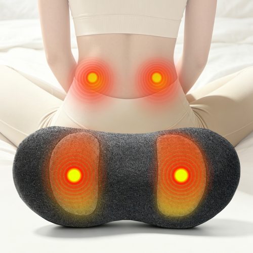 Wholesale Heated Lumbar Support Pillow, Electric Heating Waist Cushion Relieve Lower Back Muscle Soreness for Home & Office