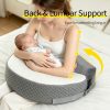 2 Wholesale Ergonomic Memory Foam Breast Feeding Pillow, Custom Logo Removable Cover Nursing Pillow for Maternity Baby Feeding