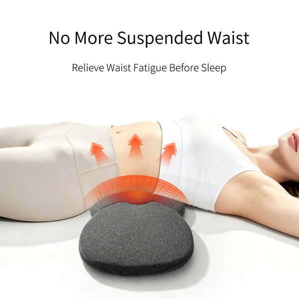 Heated Lumbar Support Pillow, Ergonomic Butterfly Shape Memory Foam Heating Waist Pillow for Sleeping, OEM Custom Logo Wholesale