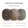 Heated Lumbar Support Pillow, Ergonomic Butterfly Shape Memory Foam Heating Waist Pillow for Sleeping, OEM Custom Logo Wholesale