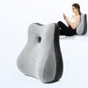 Ergonomic Memory Foam Back Support Cushion, Wholesale Zoned Lumbar Pillow for Bed & Sofa, Factory Direct Manufacturer