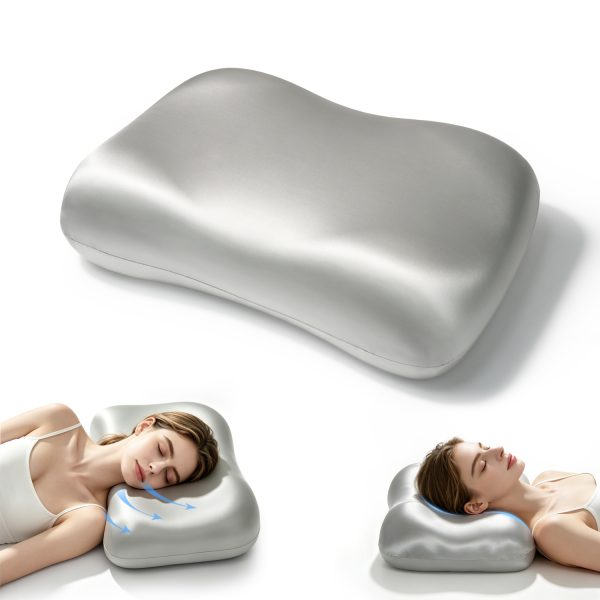 Ergonomic Side Sleeper Neck Pillow, Prevent Sleep Facial Creases, Skin Friendly Memory Foam Pillow Manufacturer Supply