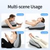 Ergonomic Memory Foam Back Support Cushion, Wholesale Zoned Lumbar Pillow for Bed & Sofa, Factory Direct Manufacturer