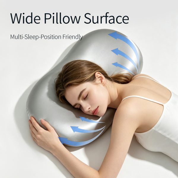 Wholesale Side Sleeper Pillow, Anti Face Pressure Wrinkle Prevention Memory Foam Neck Support Sleep Pillow, OEM ODM Factory Direct
