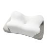 Ice Silk Cover Contour Memory Foam Pillow, Ergonomic Cervical Support Pillow for Side Back Sleepers, Custom Logo Available for Wholesale