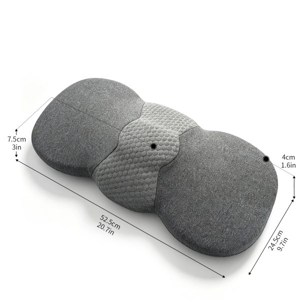 Heated Lumbar Support Pillow, Ergonomic Butterfly Shape Memory Foam Heating Waist Pillow for Sleeping, OEM Custom Logo Wholesale